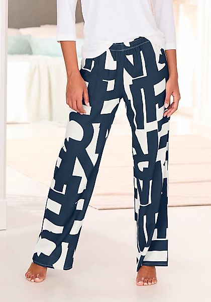 French Connection Pyjamahose, Gewebte Hemdenqualität aus Viskose günstig online kaufen