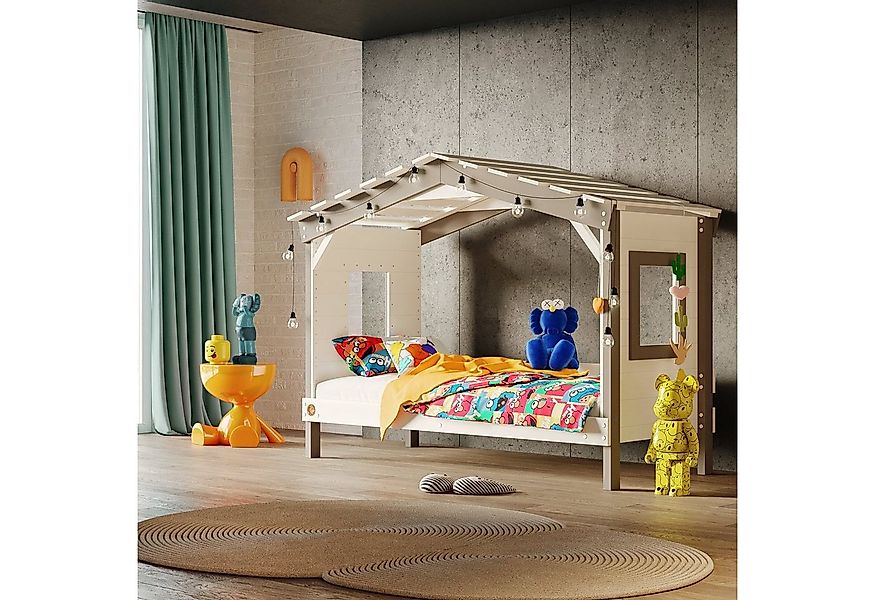 bibex Kinderbett DOLCE NIDO Kinderbett, Spielbett, Jugendbett, Spielhaus, W günstig online kaufen