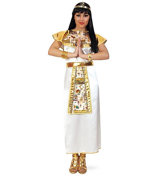 Fries Kostüm Kleopatra Cleopatra Kleid mit Gürtel Karneval Fasching Hallowe günstig online kaufen