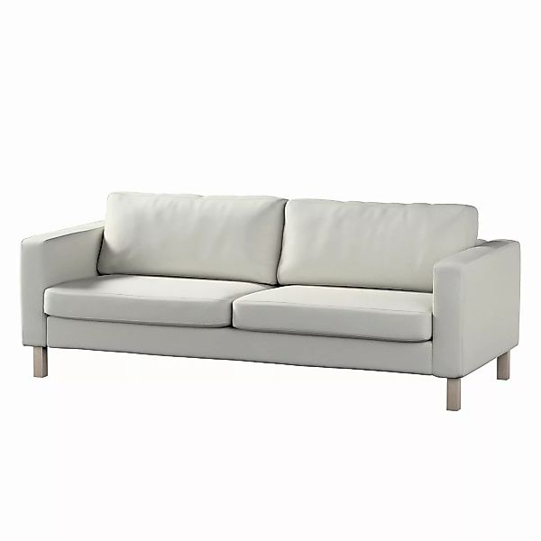 Bezug für Karlstad 3-Sitzer Sofa nicht ausklappbar, kurz, mittelgrau, Bezug günstig online kaufen