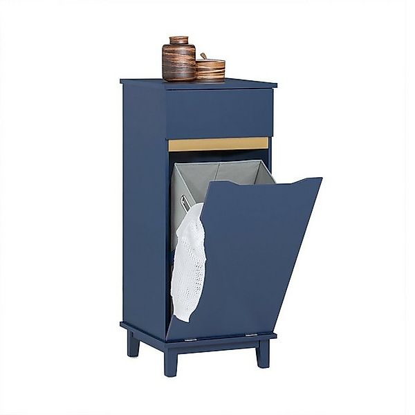 SoBuy Wäscheschrank BZR114 mit ausklappbarem Wäschesack Wäschesammler Wäsch günstig online kaufen