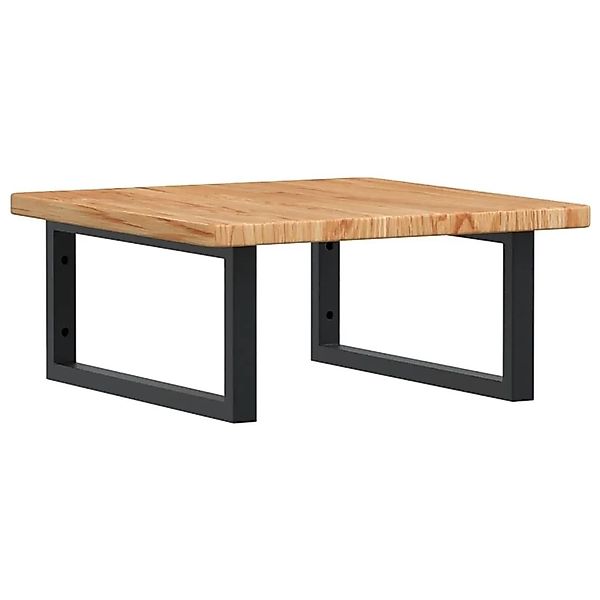 vidaXL Waschtischplatte mit Halterung Stahl und Massivholz Eiche 3302393 günstig online kaufen