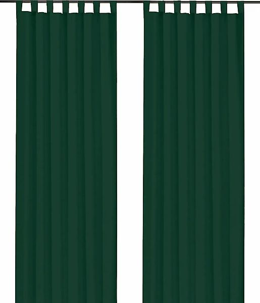 Weckbrodt Vorhang "Vito" Schlaufen 1 Stk. tlg. Microvelour, blickdicht, Uni günstig online kaufen