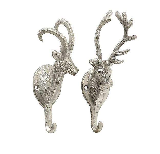 BOLTZE GRUPPE GmbH Wandhaken Garderobenhaken Ali Hirsch Gams Metall H-18 cm günstig online kaufen