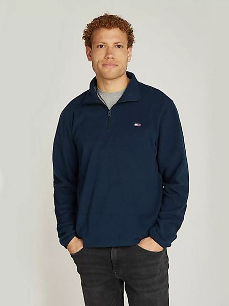 Tommy Jeans Fleecepullover "TJM REG S FLAG POLAR 1/4 ZIP", mit Stehkragen günstig online kaufen