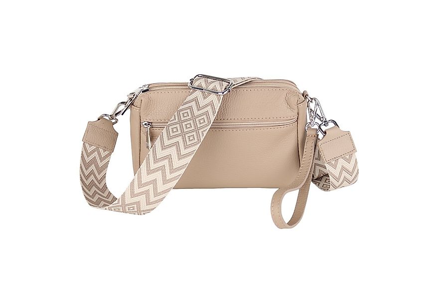MIRROSI Umhängetasche Damen Crossbody Bag, aus Echtleder,Made in Italy (ver günstig online kaufen