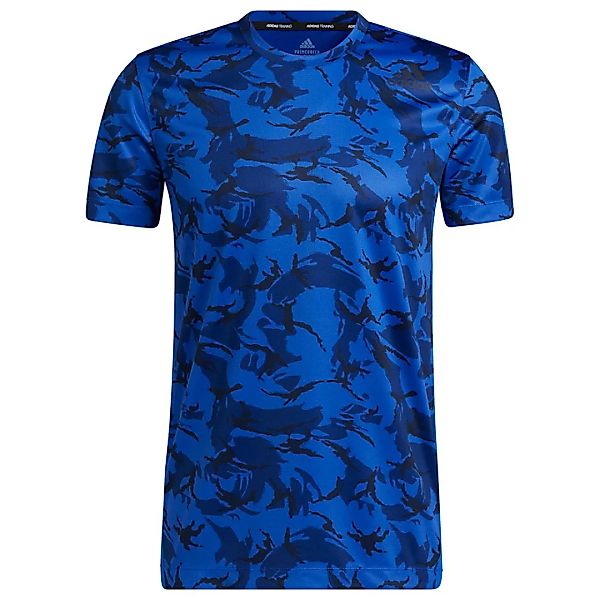 Adidas Camo Kurzarm T-shirt S Bold Blue günstig online kaufen