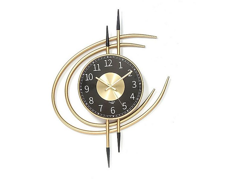 DOPWii Wanduhr Leichte Luxus-Wanduhr, 54*41*4 Stumm Wohnzimmer Hotel Wanduh günstig online kaufen