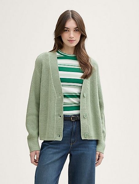 TOM TAILOR Denim Cardigan Cardigan mit V-Ausschnitt günstig online kaufen