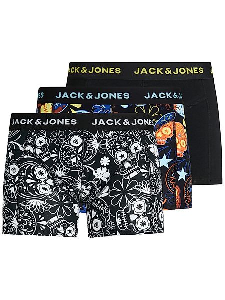 Jack & Jones Boxershorts "JACSUGAR SKULL TRUNKS 3 PACK. NOOS" Packung, 3 St günstig online kaufen