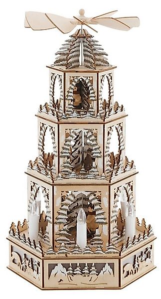 Myflair Möbel & Accessoires Weihnachtspyramide Weihnachtsdeko, mit LED Bele günstig online kaufen