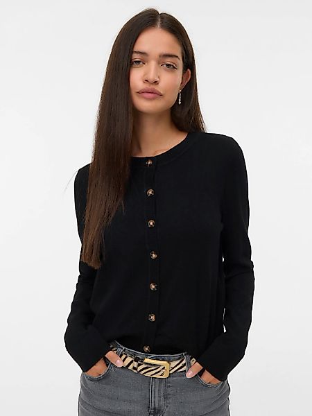 Vero Moda Strickjacke "VMSABA PLAIN LS O-NECK CARDIGAN NOOS" günstig online kaufen