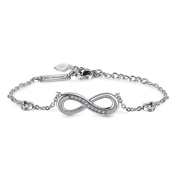 Kim Johanson Fußkette Infinity aus Edelstahl günstig online kaufen