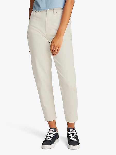Tommy Jeans Mom-Jeans "MOM JEAN UH TPR" mit Logo-Stickereien, in knöchelfre günstig online kaufen