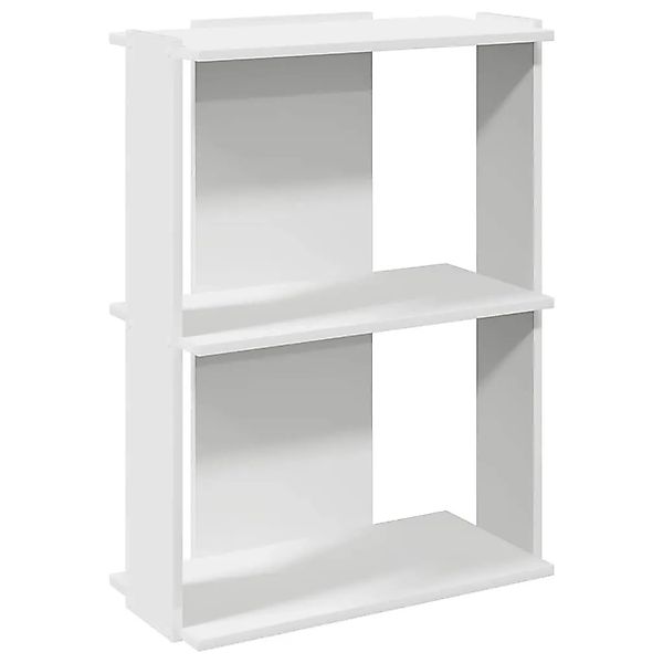 vidaXL Bücherregal 3 Böden Weiß 60x30x80 cm Holzwerkstoff 860256 günstig online kaufen