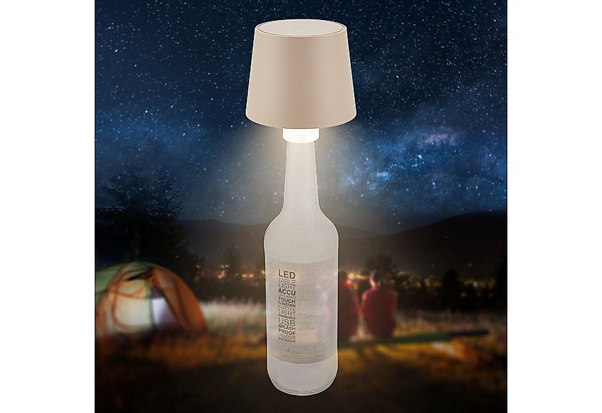 Briloner Leuchten LED Tischleuchte Akku kabellos Aufsatz für Flaschen, LED günstig online kaufen