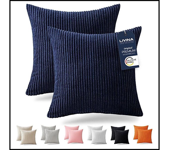 LIVINA HOME Kissenbezug Premium Kissenbezüge, Dekokissen Couchkissen Sofaki günstig online kaufen