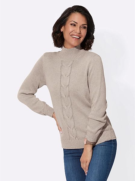 Casual Looks Strickpullover "Stehkragen-Pullover" günstig online kaufen