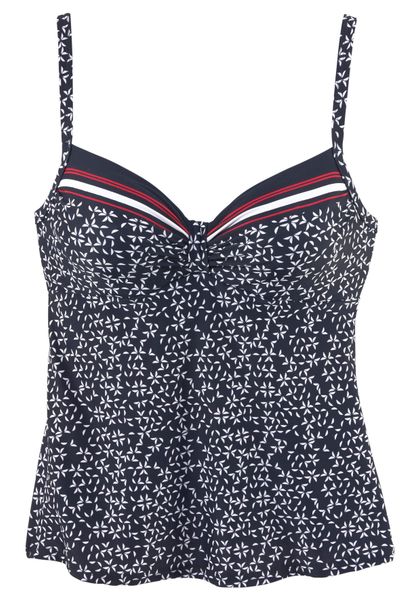 LASCANA Bügel-Tankini-Top Minimal, in bauchbedeckender Form günstig online kaufen