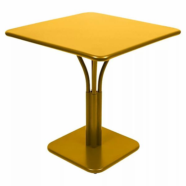 Luxembourg Kleiner Outdoor-Tisch 71x71 cm Honig günstig online kaufen