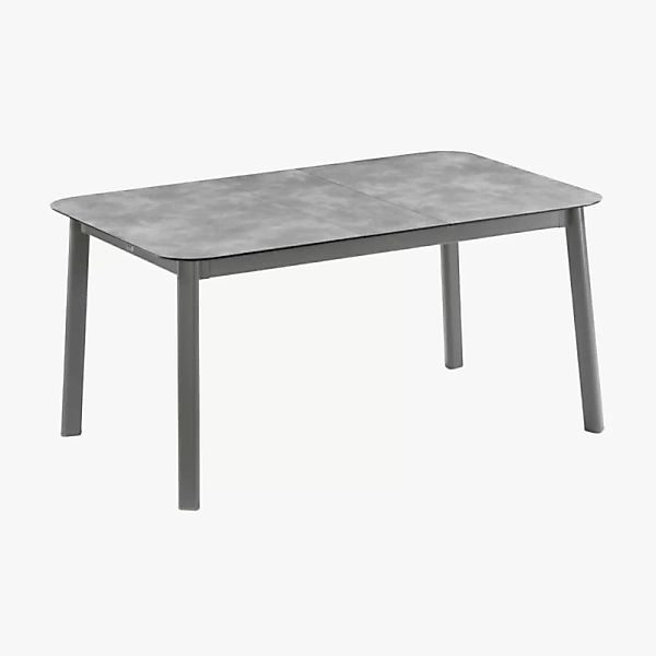 Tisch Oron HPL-Platte Zement 154 cm Titane günstig online kaufen