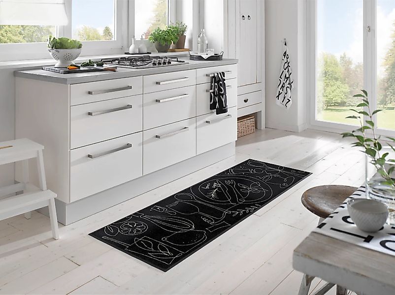 wash+dry by Kleen-Tex Läufer »Fine Dining«, rechteckig, 7 mm Höhe günstig online kaufen