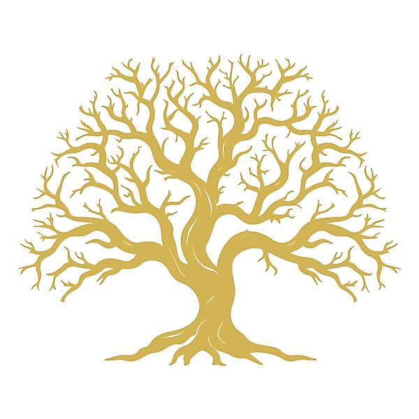 Jumpeak Wanddekoobjekt Großer Baum Metall Wanddekoration, günstig online kaufen