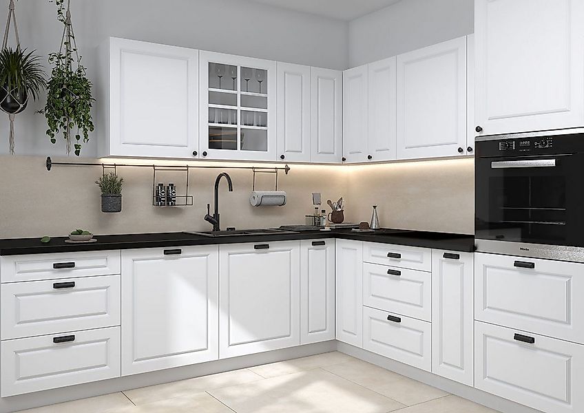 Feldmann-Wohnen Küchenzeile Pescara, (Schubladen mit Vollauszug + Selbstein günstig online kaufen