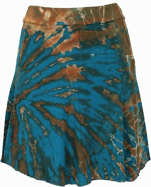 Guru-Shop Minirock Batik Hippie Minirock, Boho Sommerrock - blau alternativ günstig online kaufen