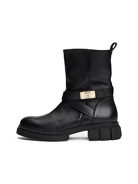 Tommy Hilfiger BIKER LEATHER Bikerboots, Blockabsatz, günstig online kaufen