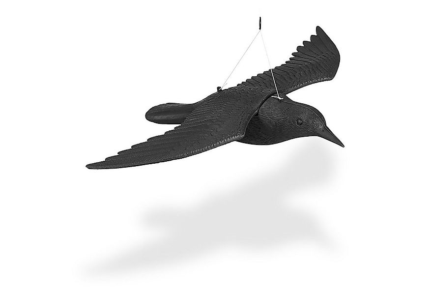 relaxdays Gartenfigur 2x Taubenschreck Krähe fliegend günstig online kaufen