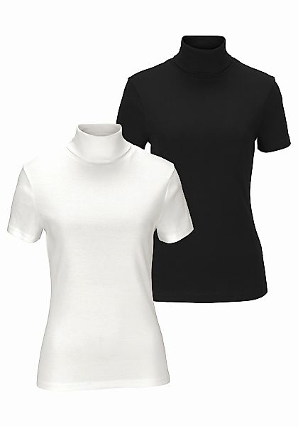 Flashlights Rollkragenshirt, 2 Stk. eng geschnitten, aus elastischem Materi günstig online kaufen
