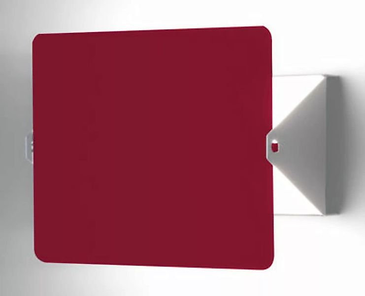 Wandleuchte mit Stromkabel  metall rot mit Drehblende, E14 / von Charlotte günstig online kaufen