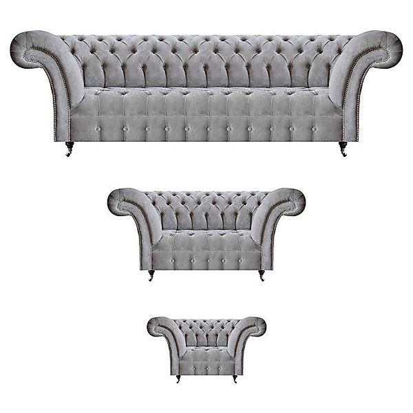 JVmoebel Chesterfield-Sofa Neu Sofagarnitur Sofas Couch Polstermöbel Design günstig online kaufen