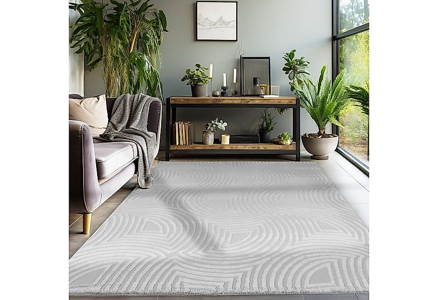 SIMPEX24 Designteppich Skandinavisches Boho Design, Läufer, Höhe: 12 mm, Te günstig online kaufen