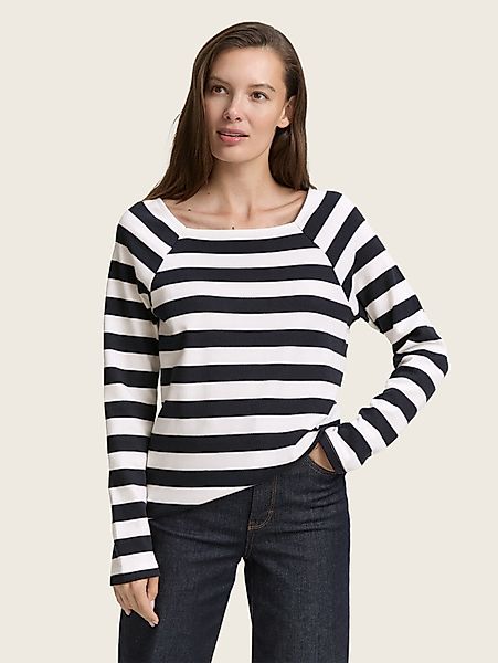 TOM TAILOR Langarmshirt T-Shirt Langarmshirt mit günstig online kaufen