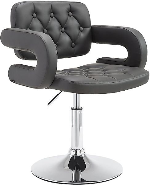 CLP Loungesessel Dublin, Kunstleder-Bezug, drehbar, höhenverstellbar günstig online kaufen