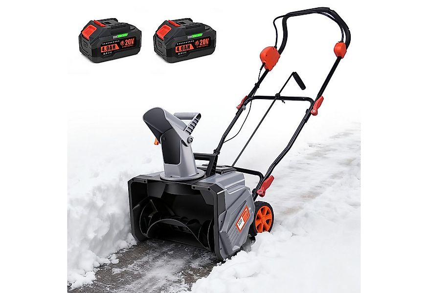 XERSEK Akku-Schneefräse Schneeräumer 1000W Elektrische Schneeschieber mit 2 günstig online kaufen