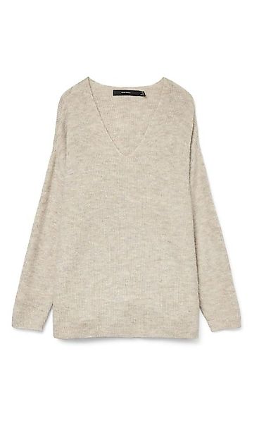 Vero Moda Longpullover VMCREWLEFILE LS V-NECK günstig online kaufen