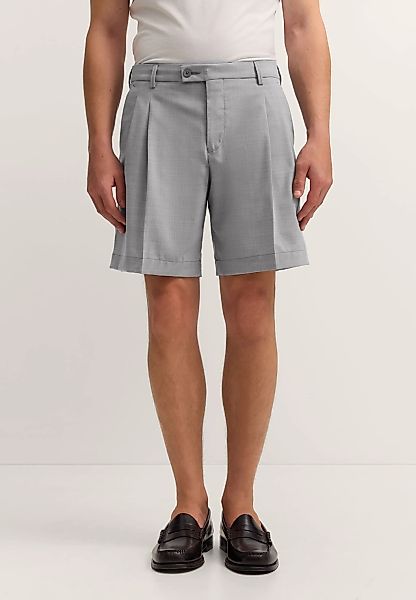 bugatti Shorts "Loose Fit" aus Woll-Baumwoll-Mix mit Struktur günstig online kaufen