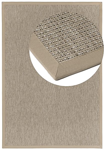 Dekowe Teppich »Basic S2 Rustic«, rechteckig, 10 mm Höhe, meliert, Sisalopt günstig online kaufen