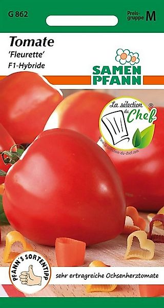 SAMEN PFANN Gemüsesamen Tomate, Fleurette F1 (Ochsenherztomate) - Saatgut T günstig online kaufen