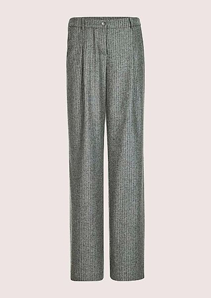 MADELEINE Bundfaltenhose "Flanellhose Flanellhose mit weitem Bein" günstig online kaufen