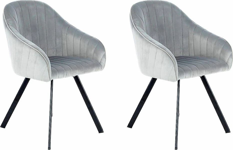 Kayoom Stuhl "Jodie 125 2er-Set, Sitzfläche mit Polsterung", (Set), 2 St., günstig online kaufen