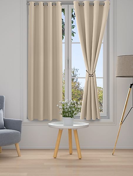 Cozyor Verdunkelungsvorhang 2er-Set inkl. 2 Magnethalter, günstig online kaufen