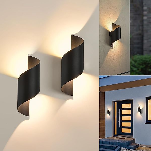 BlingBin LED Außen-Wandleuchte 6W LED Wandlampe, günstig online kaufen