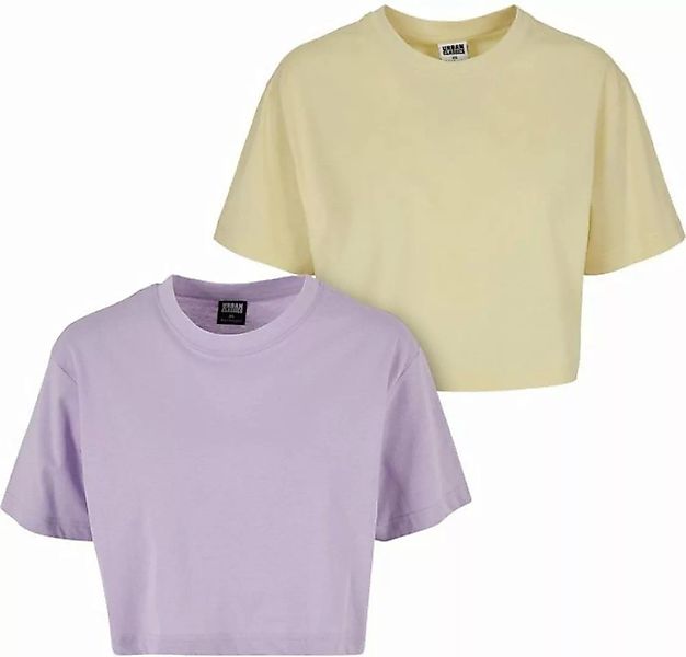 URBAN CLASSICS T-Shirt Ladies Short Oversized Tee 2-Pack günstig online kaufen