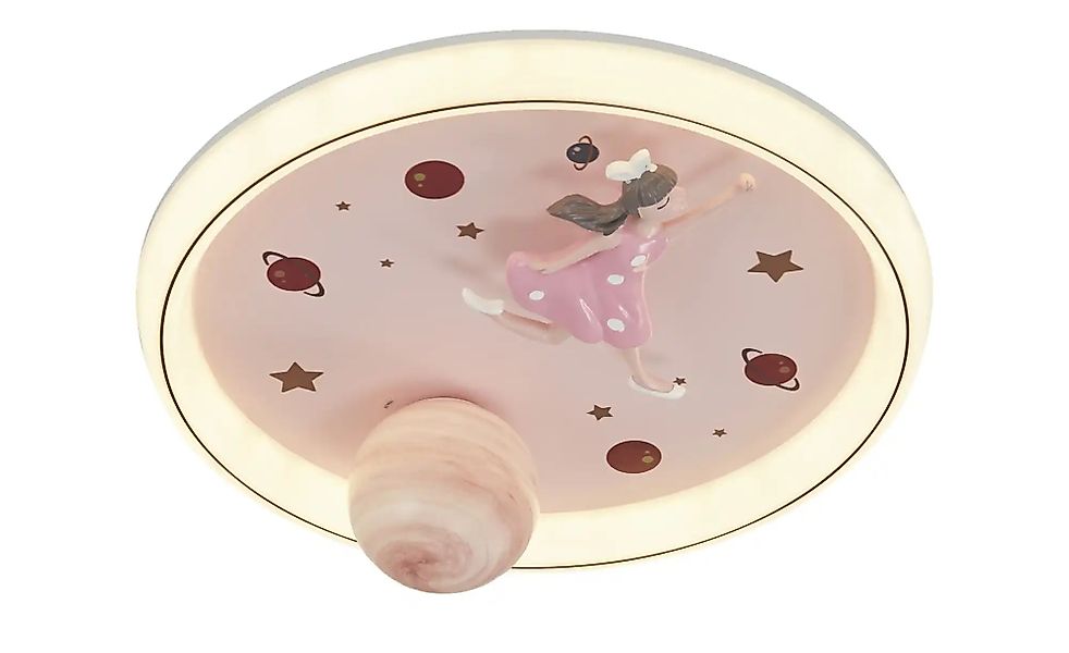 KHG Deckenleuchte   ¦ rosa/pink ¦ Maße (cm): H: 6  Ø: 48 Lampen & Leuchten günstig online kaufen