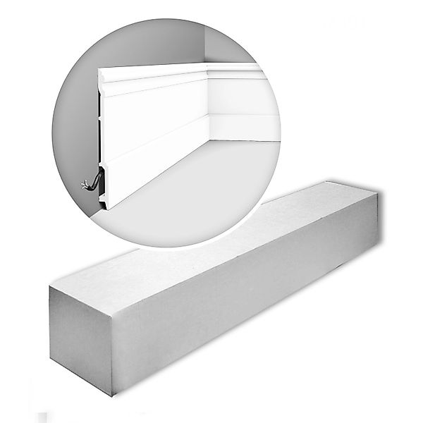 ORAC DECOR SX191-Box LUXXUS Sockelleiste 1 Karton Set mit 9 Zierleisten 18 günstig online kaufen