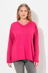 Ulla Popken Sweatshirt Sweatshirt Flocksterne Oversized günstig online kaufen
